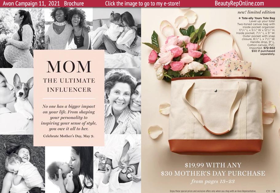 Avon Brochure Avon Makeup Mothers Day Gift Sets